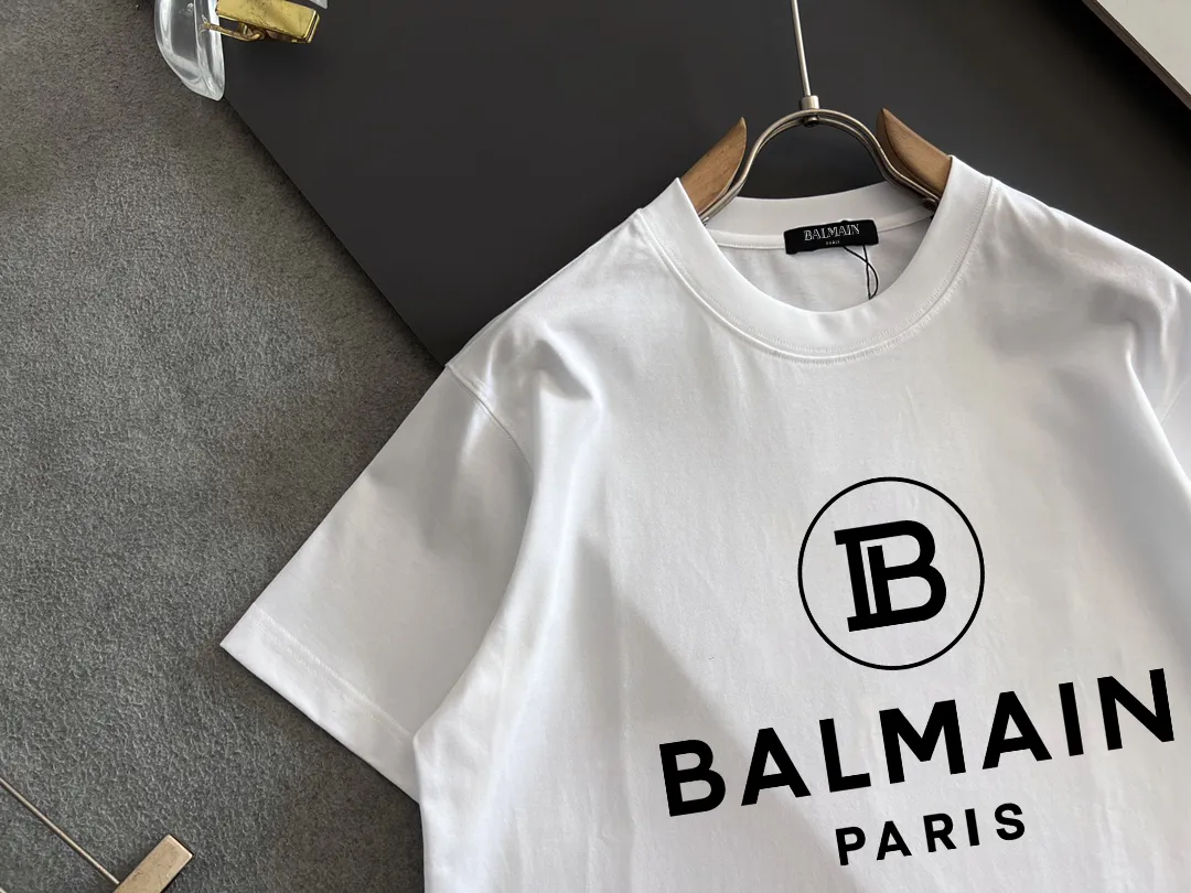 ) BALM*] Gram pure cotton double yarn loose handsome boy T-shirt) Hot Sale In Stock spring and summer short-sleeved, simple basic wardrobe artifact, casual Versatile must-have) first-class workmanship and routing texture, two colors recommended: White, Black,) loose version S-2XL)
